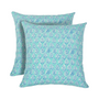 Boho cotton pillow covers set of 2 with hand-block printed patterns