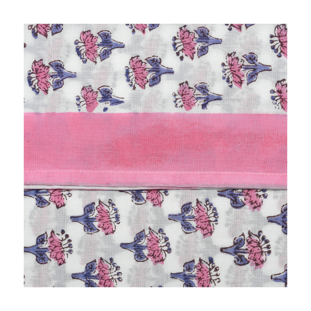Cotton Cloth Napkins - Plain Border Mix