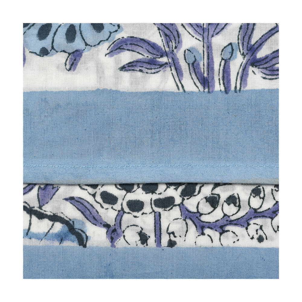 Cotton Cloth Napkins - Plain Border Mix