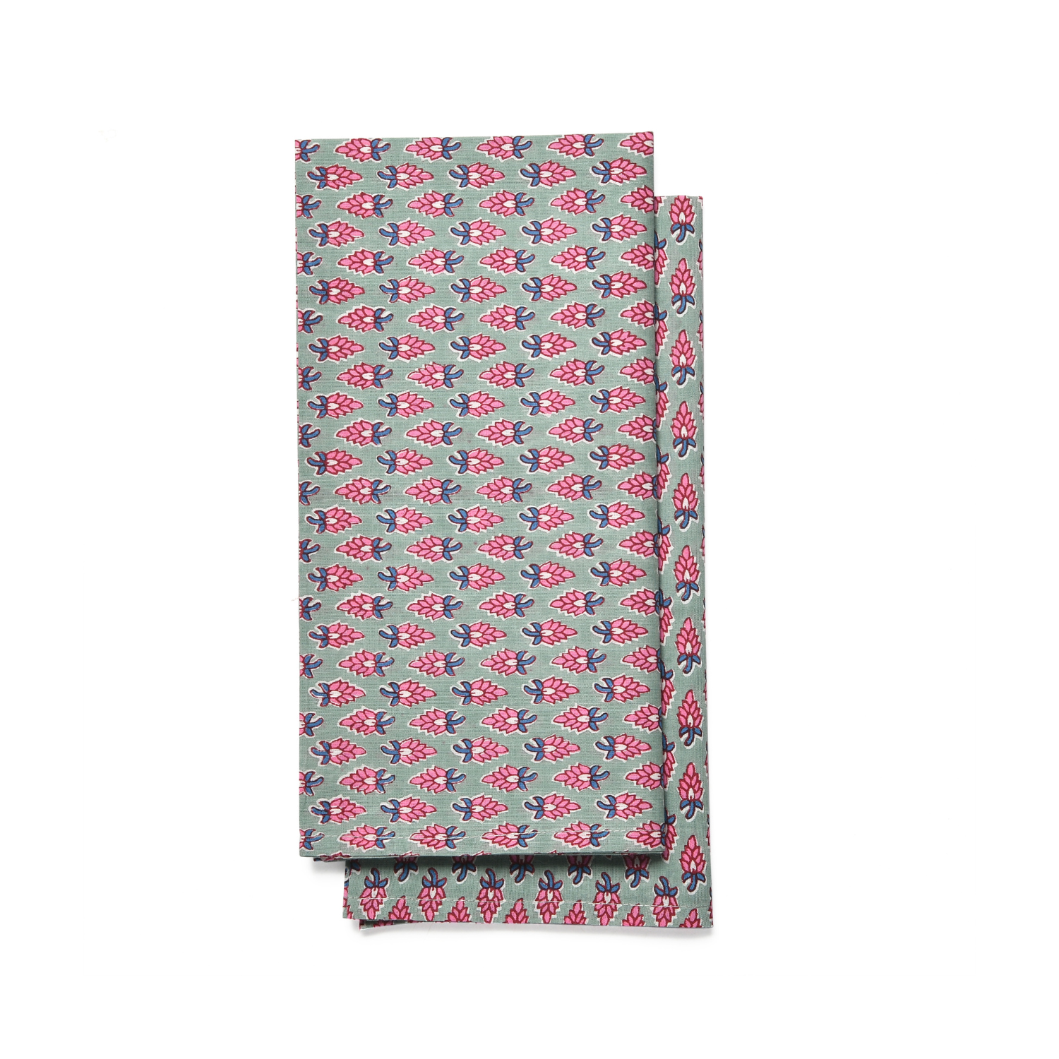 Cotton Cloth Napkins - Grayish Teal (Set of 6)