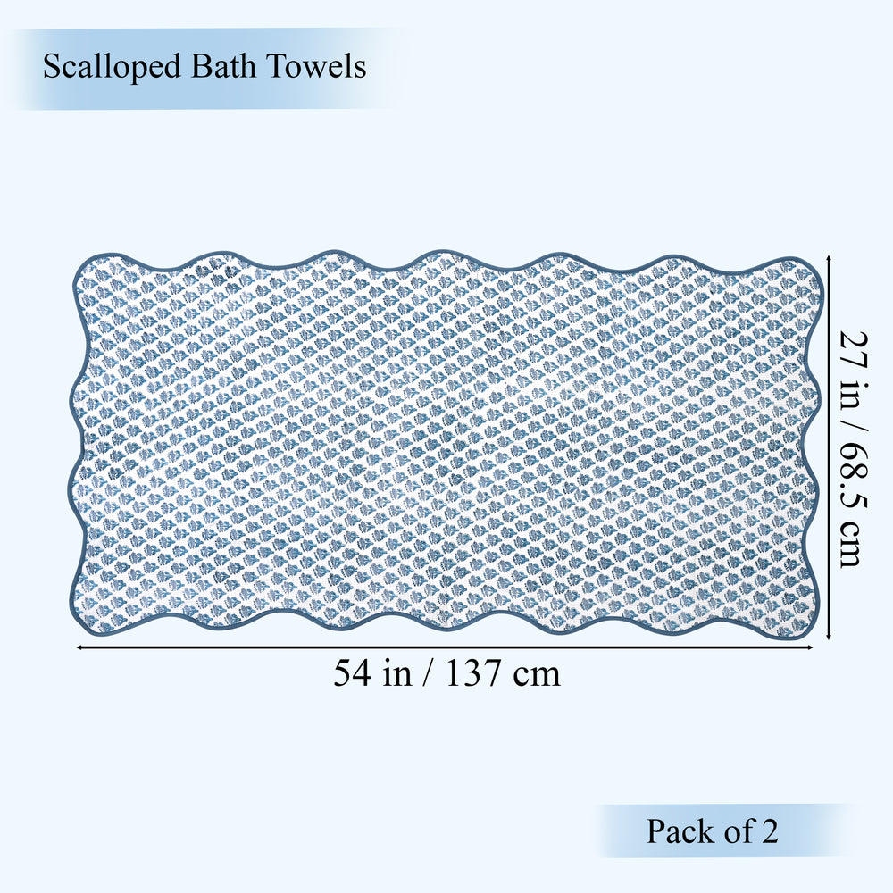 Bath Towel - Apatite Blue (pack of 2)
