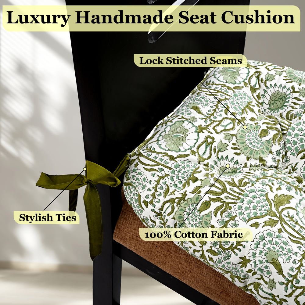 Chair Cushions - Agate Green