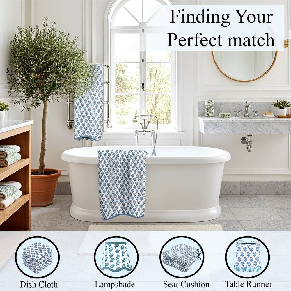 Bath Towel - Apatite Blue (pack of 2)