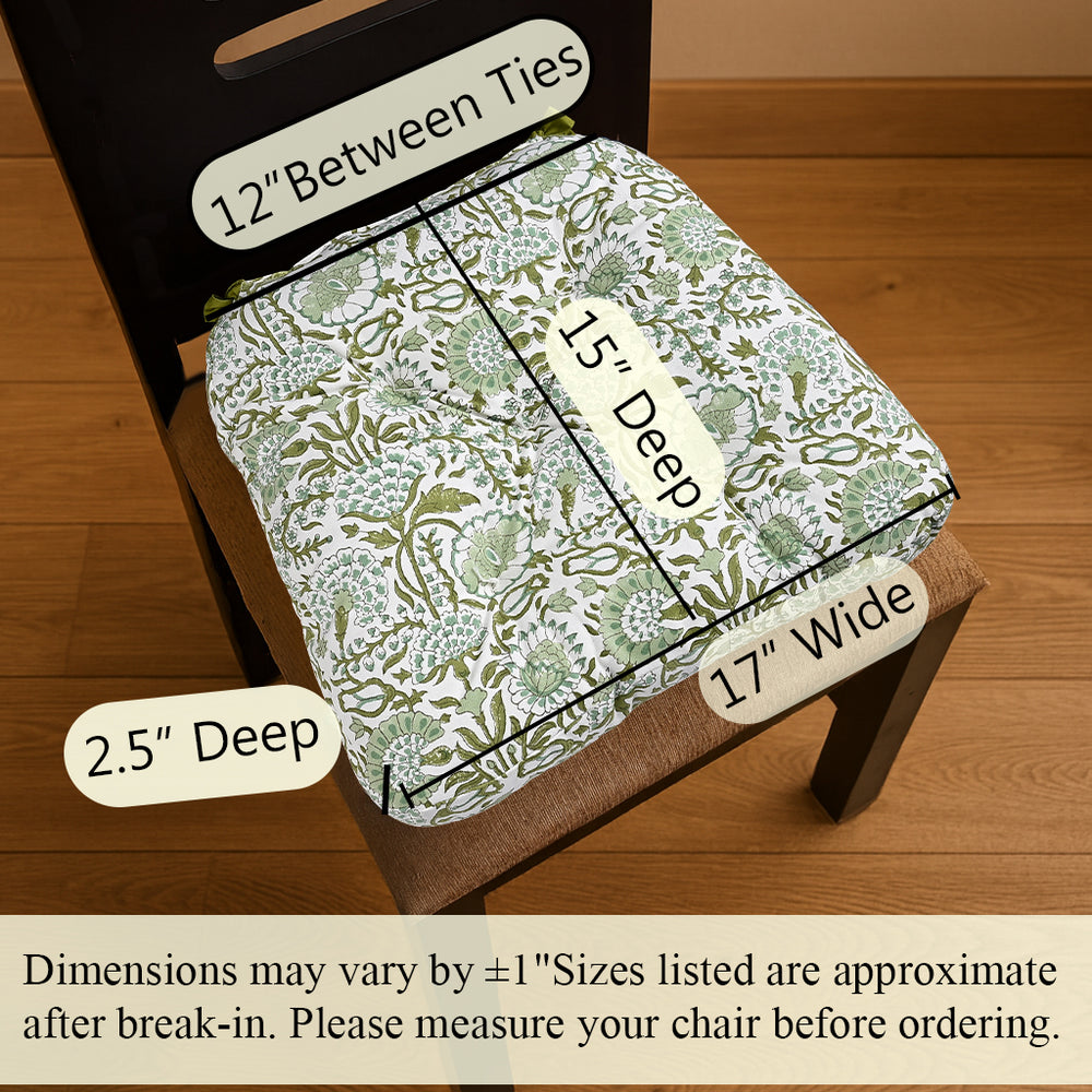 Chair Cushions - Agate Green