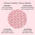 red and white floral round 100% cotton tablecloth