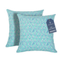 Elegant boho cotton pillows with handcrafted block print design