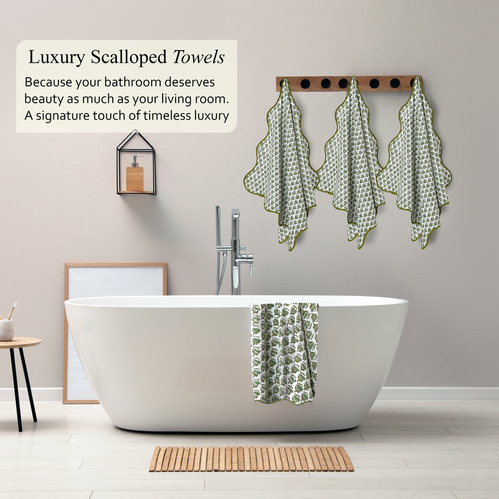 Bath Towel - Emerald Green (pack of 2)