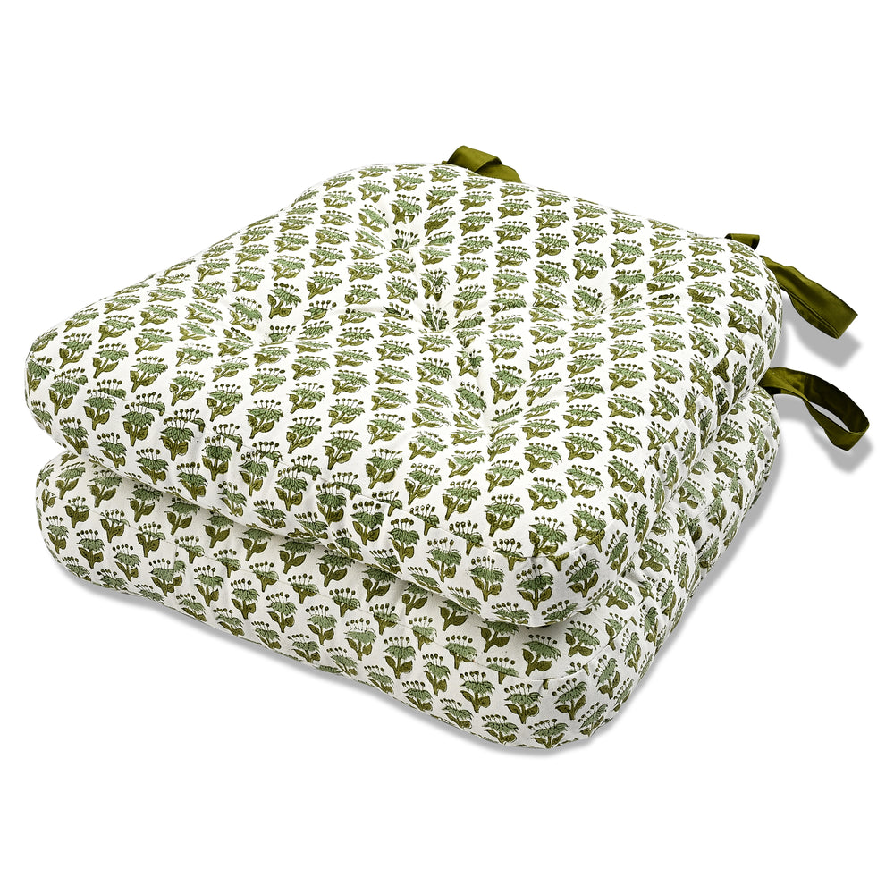 Chair Cushions - Emerald Green