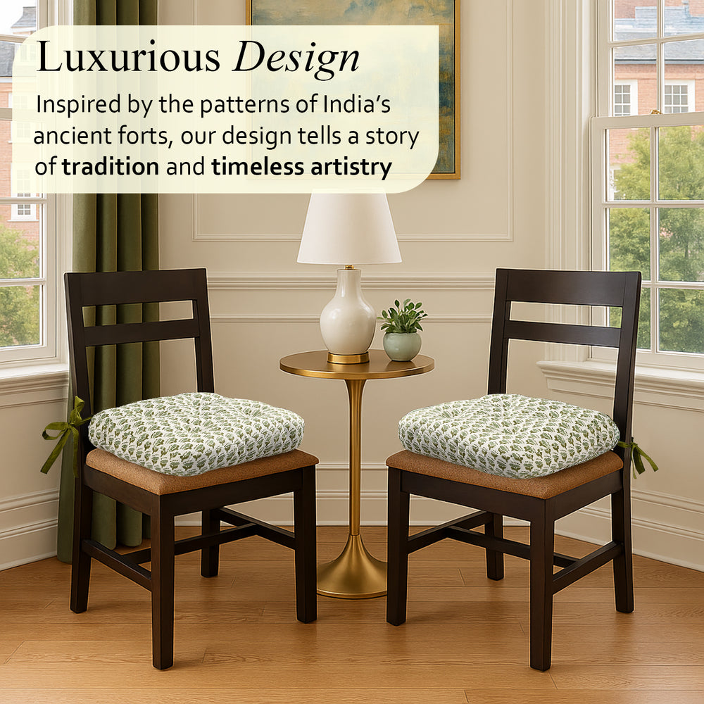 Chair Cushions - Emerald Green