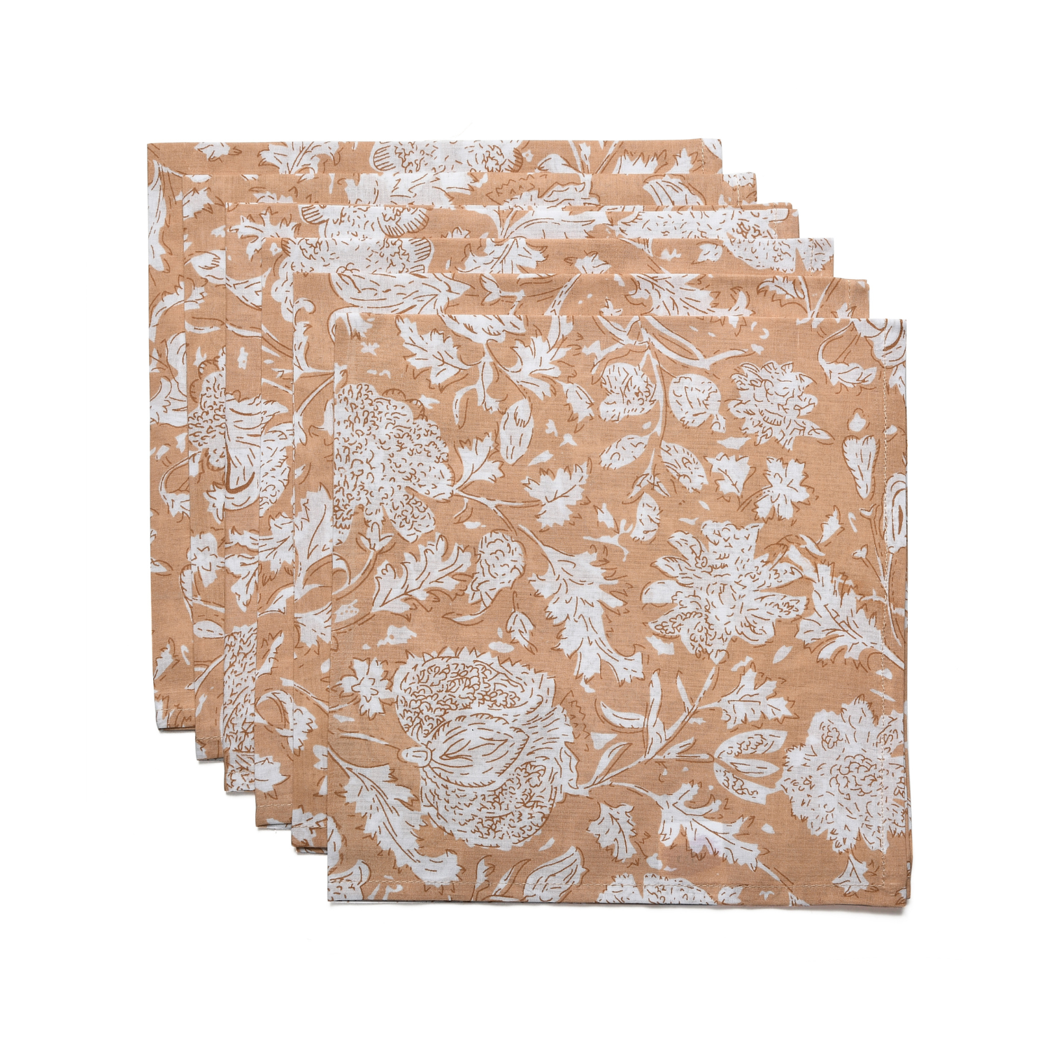Cotton Cloth Napkins - Light Peach (Set of 6)