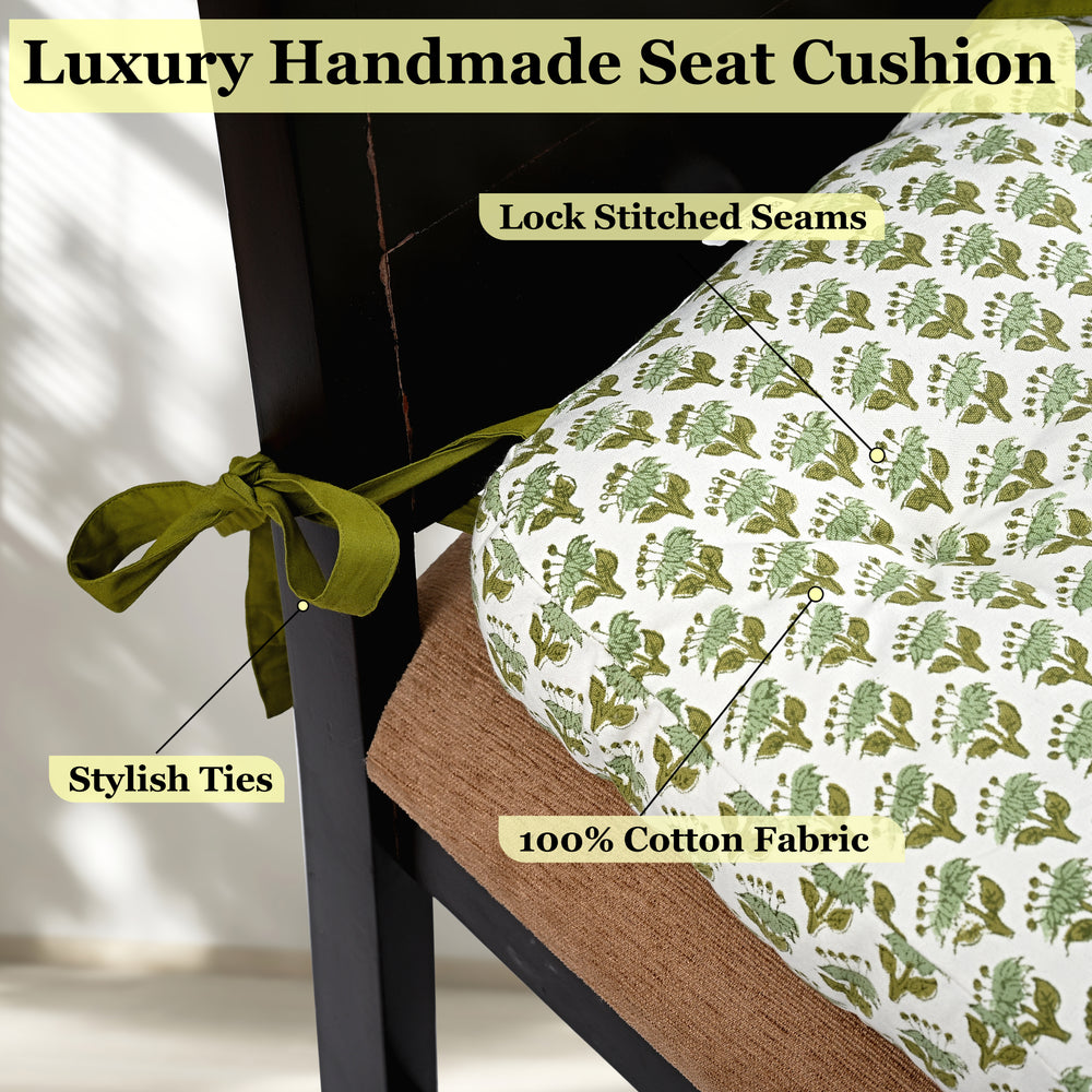 Chair Cushions - Emerald Green