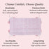 Pink Sapphire Cotton Tablecloth on Farmhouse Kitchen Table