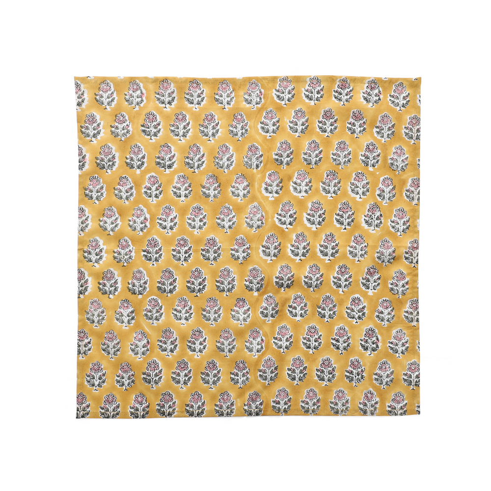 Cotton Cloth Napkins - Yellow Citrine