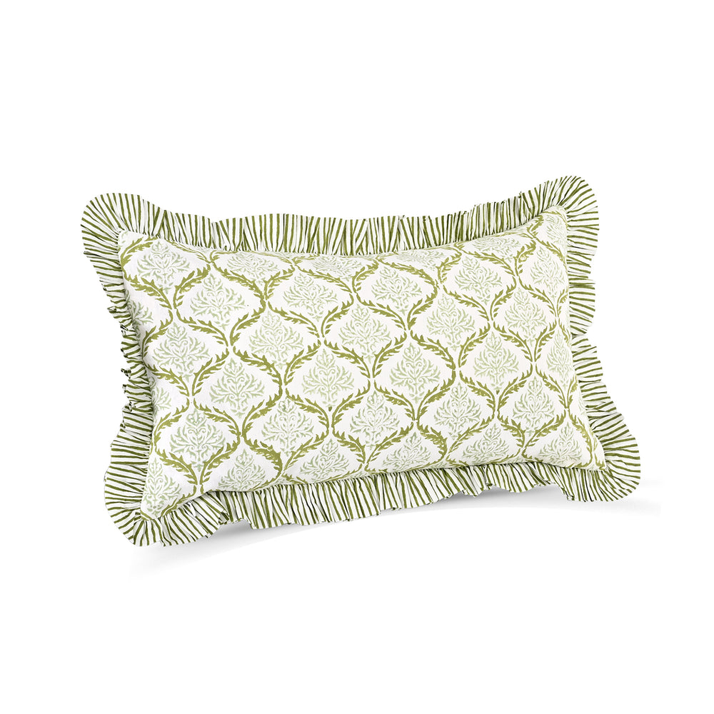 Ruffle Throw Pillow Covers - Fern Regal