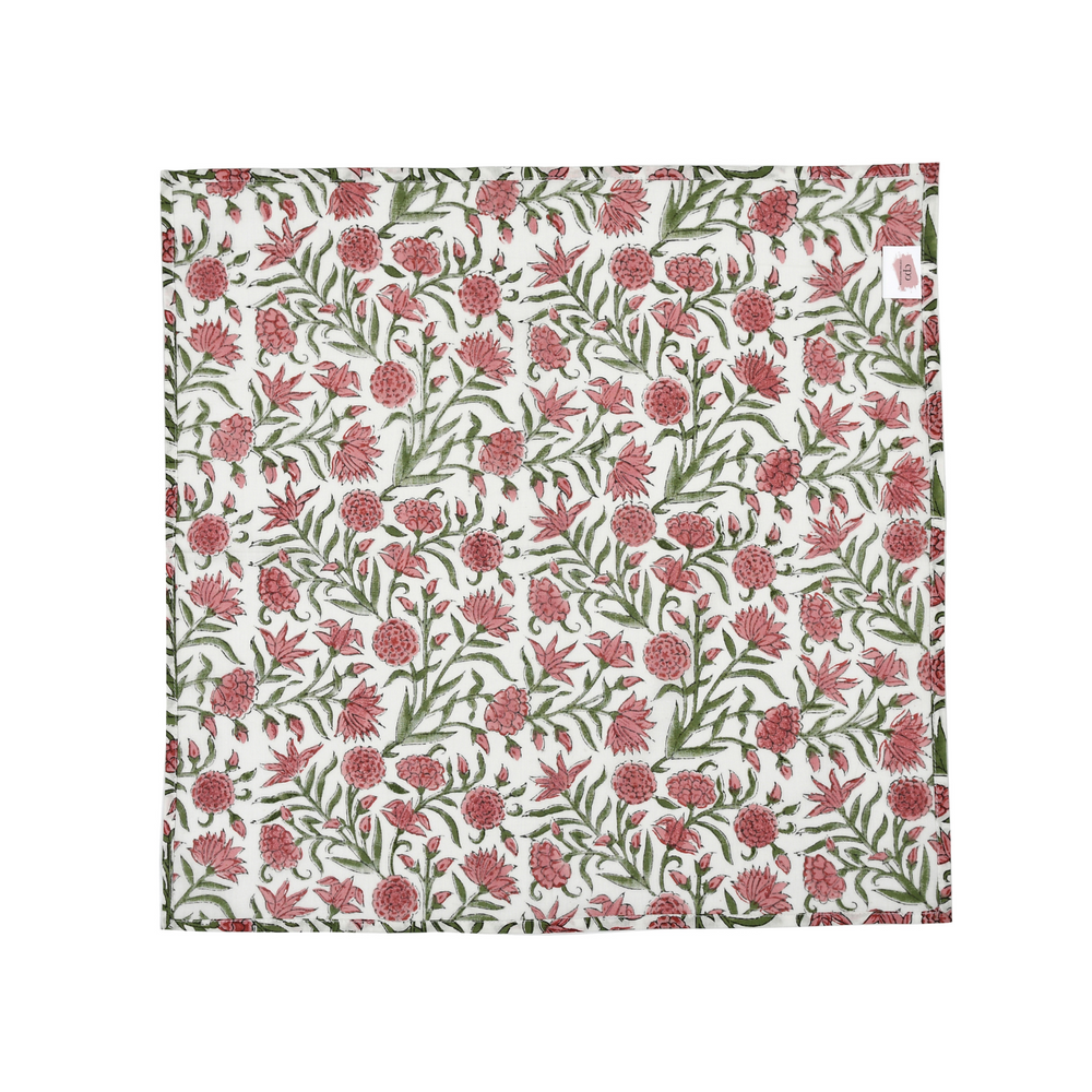 Cotton Cloth Napkins - Red Garnet
