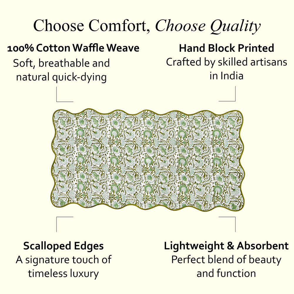 Bath Towel - Agate Green (pack of 2)