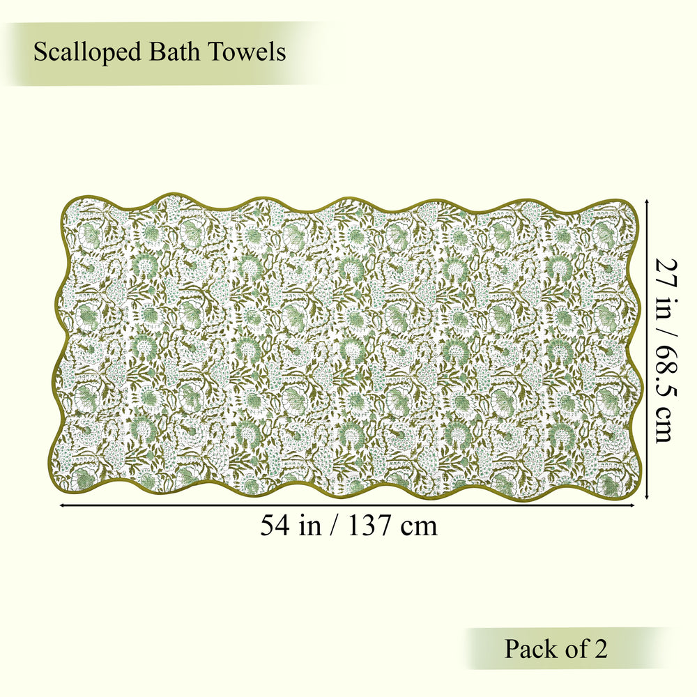 Bath Towel - Agate Green (pack of 2)