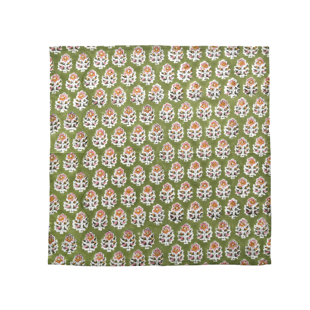 Cotton Cloth Napkins - Jade Green