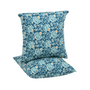 Boho-style hand-printed pillow covers in earthy, artisan-inspired tones

