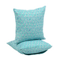 Decorative cotton pillow covers featuring reversible print and bohemian charm