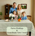 floral green 100% cotton breathable tablecloth