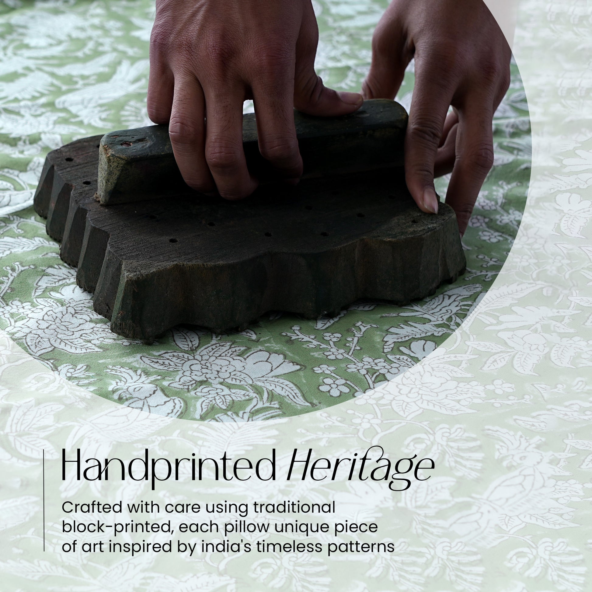 Piping Throw Pillow Covers - Olive Green