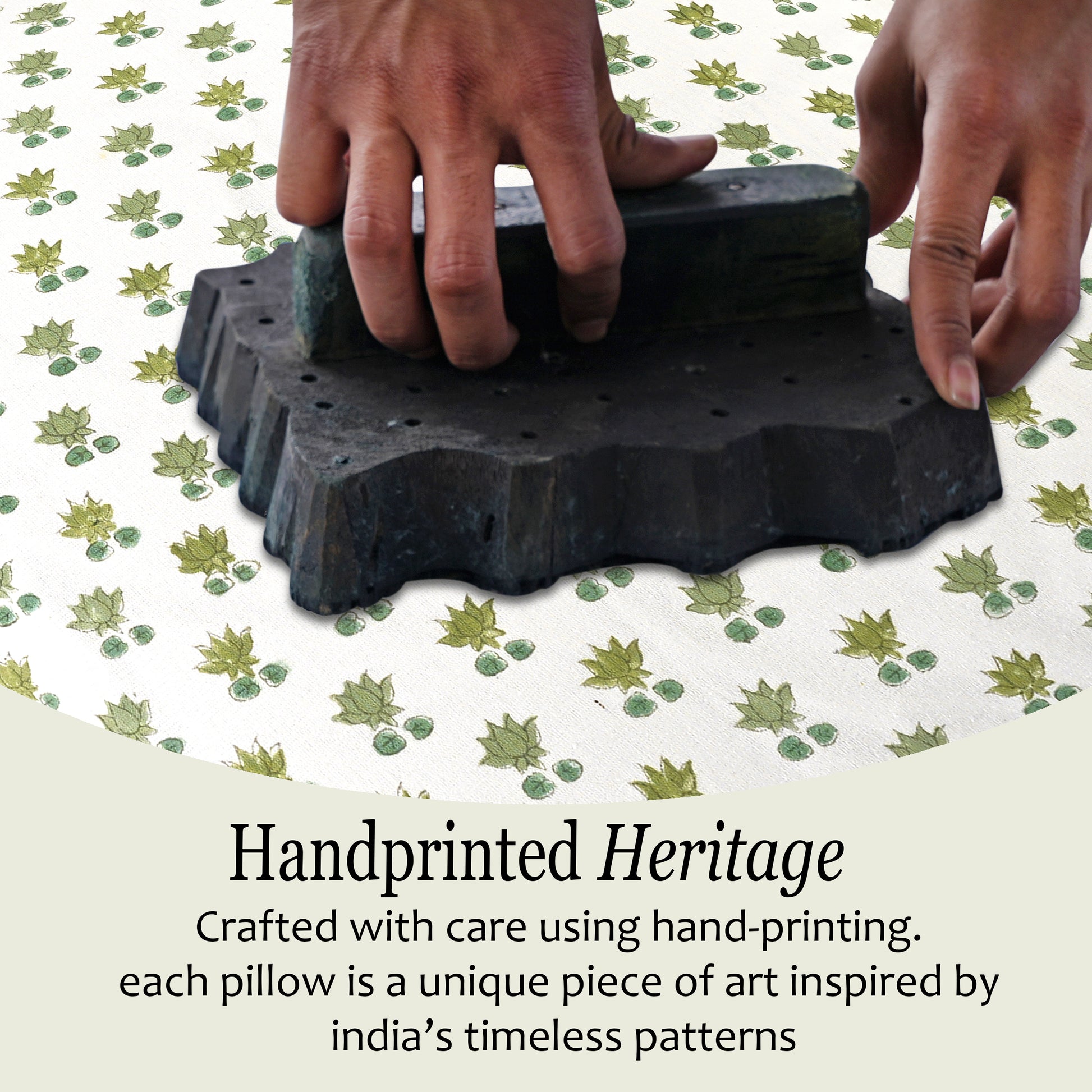 Cotton Ruffle Sham Cover - Rosette Bloom