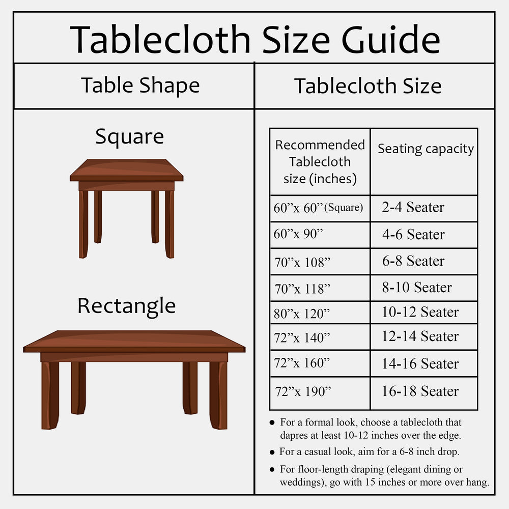 Cotton Block Print Tablecloth – Mocha Regal