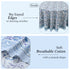 blue and white floral indian 100% cotton breathable round tablecloth