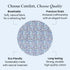 blue and white floral indian 100% cotton breathable round tablecloth