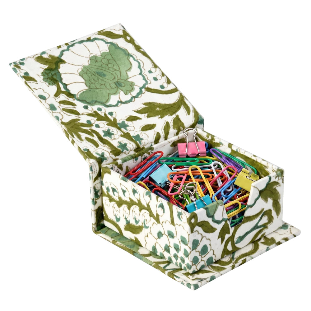Desk Organizer Sticky Note Holder - Agate Green