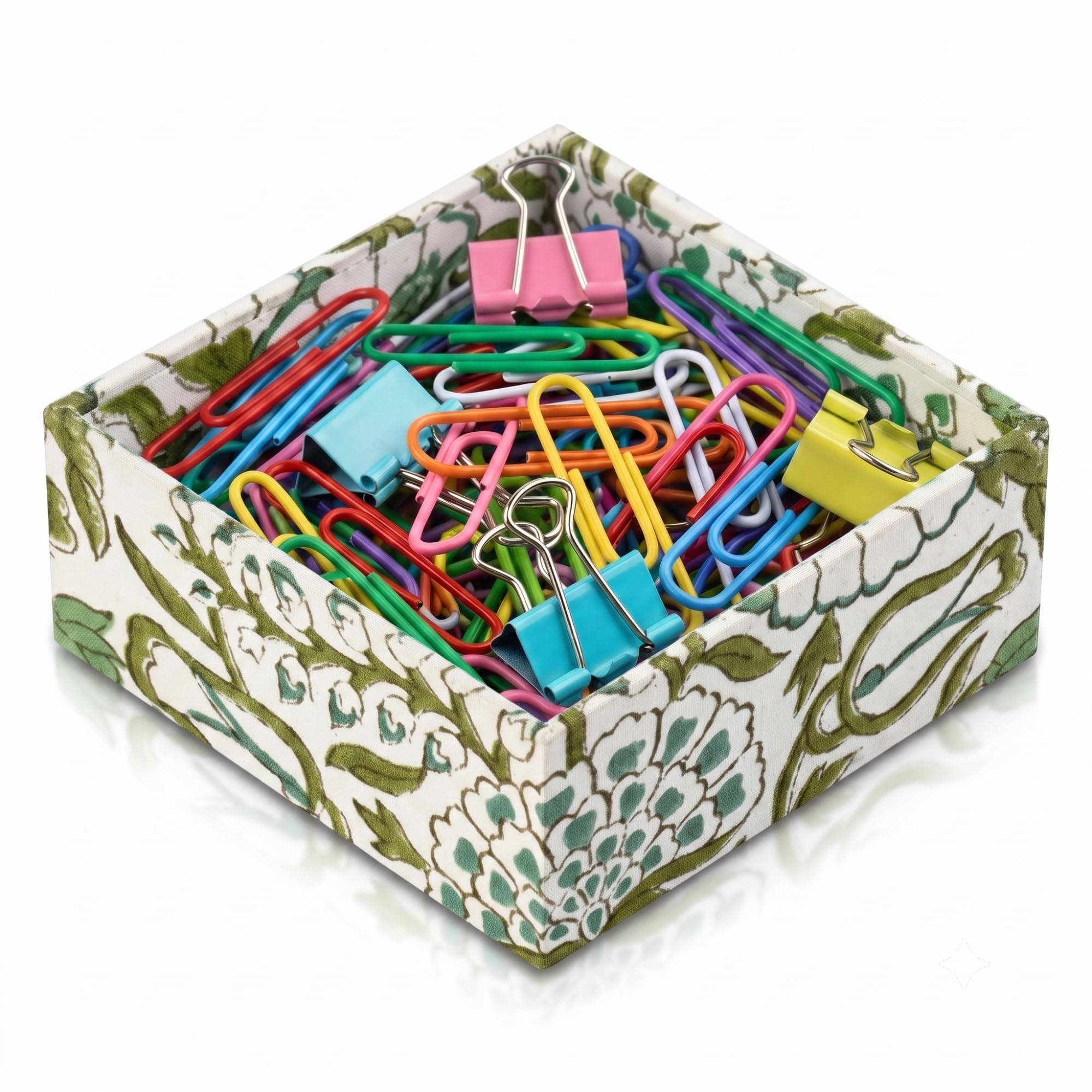 Desk Organizer Memo Note Pad Holder - Agate Green