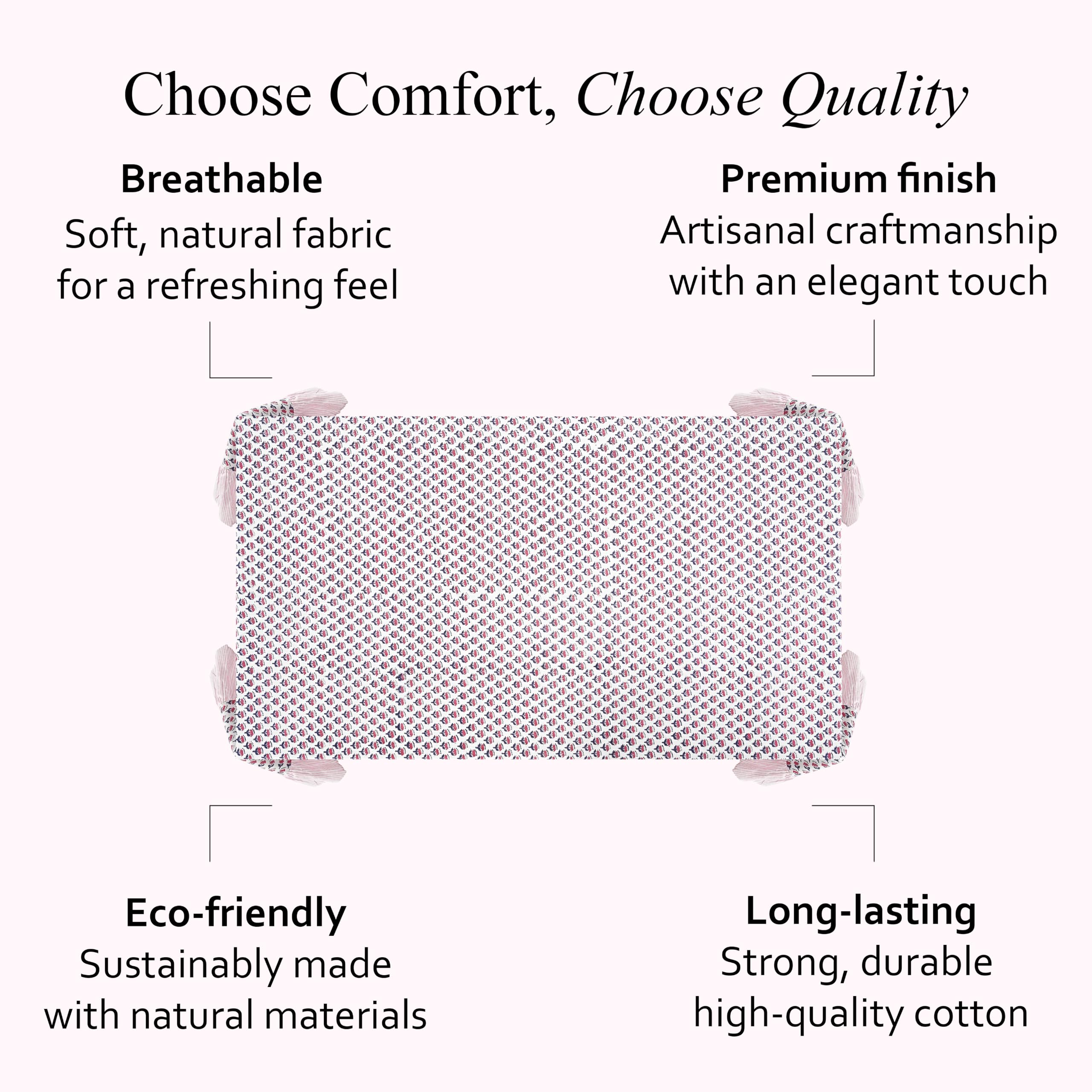 Cotton Ruffle Tablecloth - Pink Sapphire