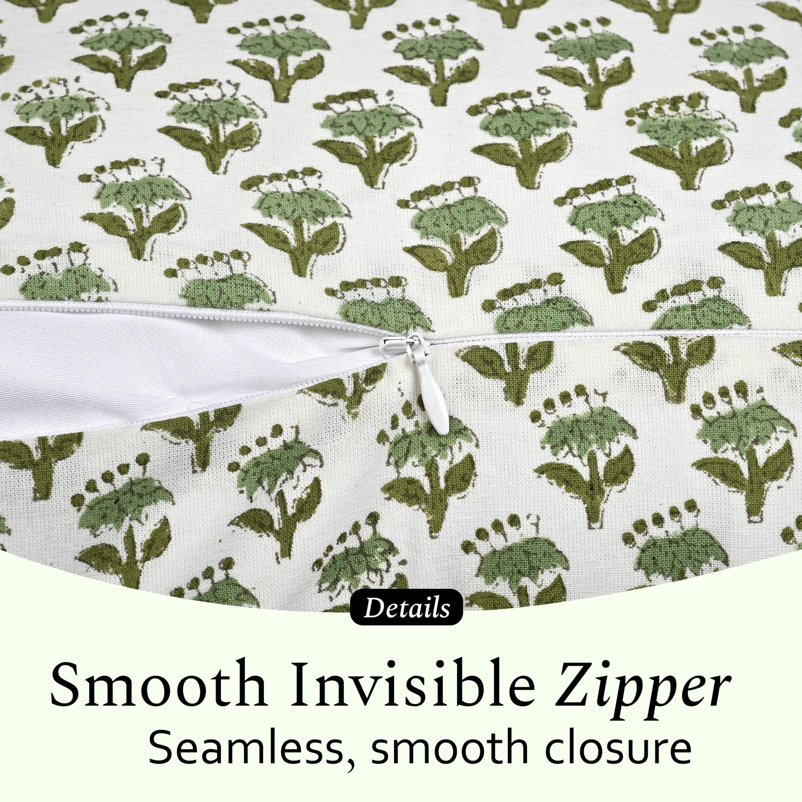 Scalloped Throw Pillow Covers - Emerald Green