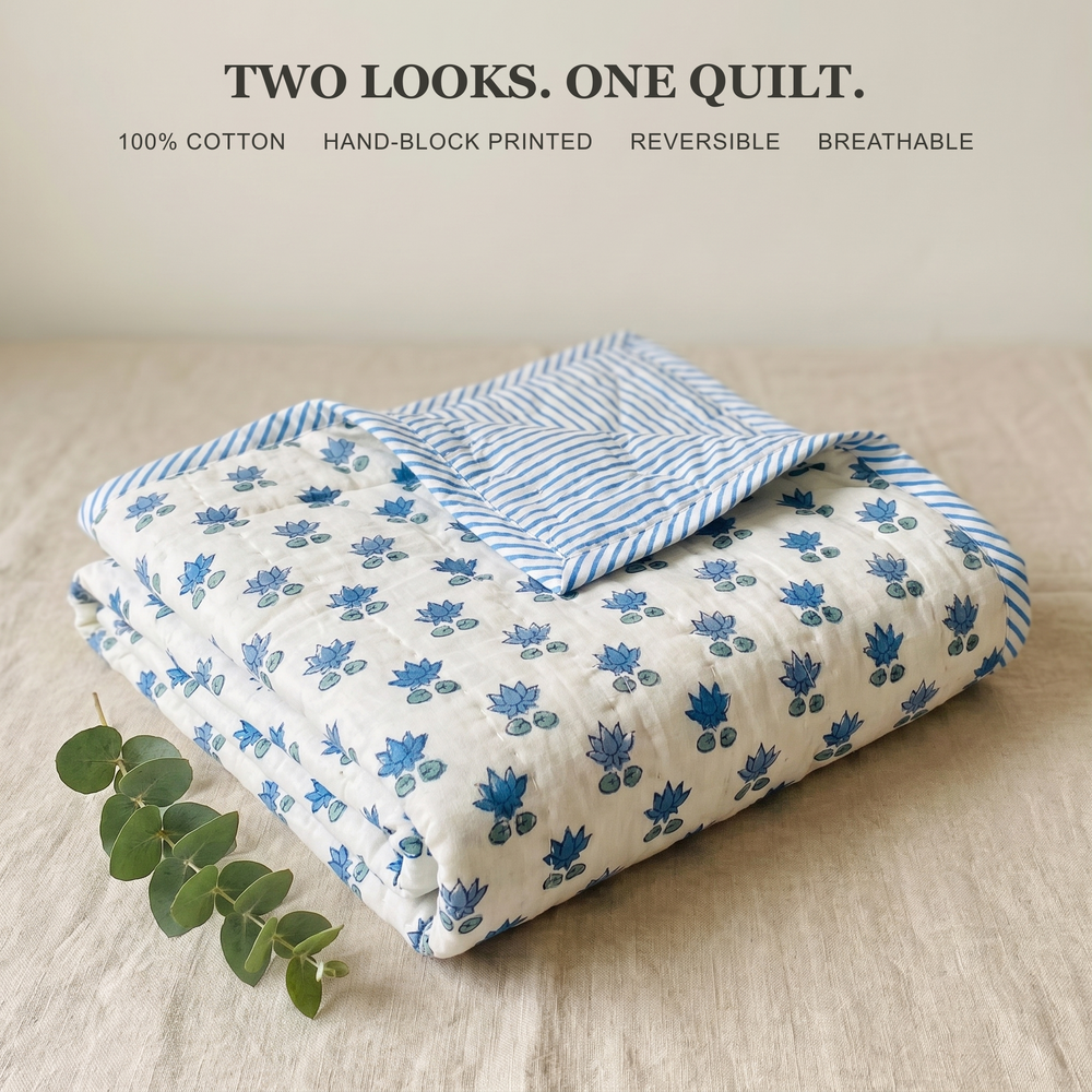 Quilt - Arctic Blue