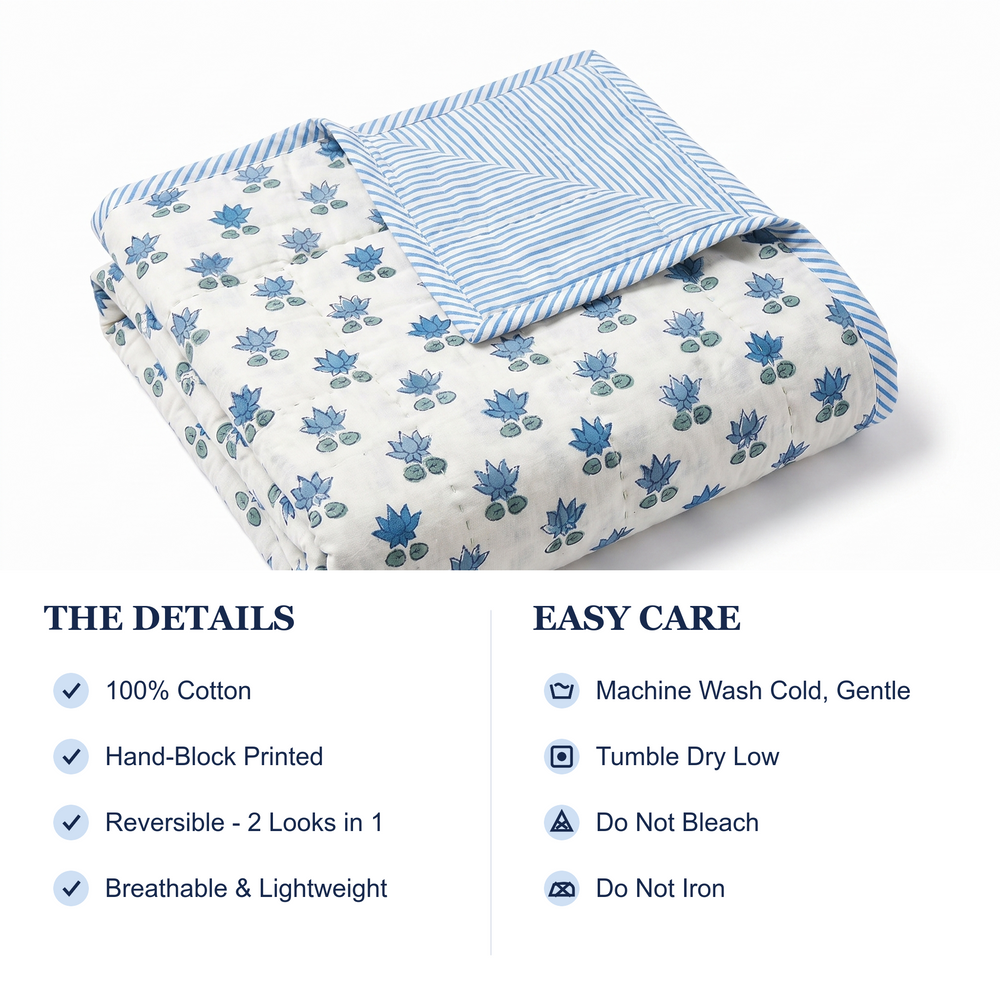 Quilt - Arctic Blue