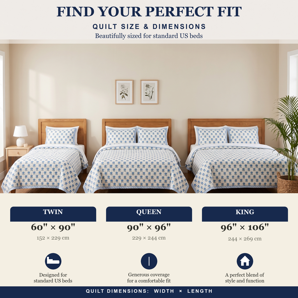 Quilt - Arctic Blue