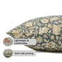 Reversible boho pillow covers with double-sided print design

