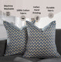 Durable, machine-washable boho pillow covers that soften with each wash