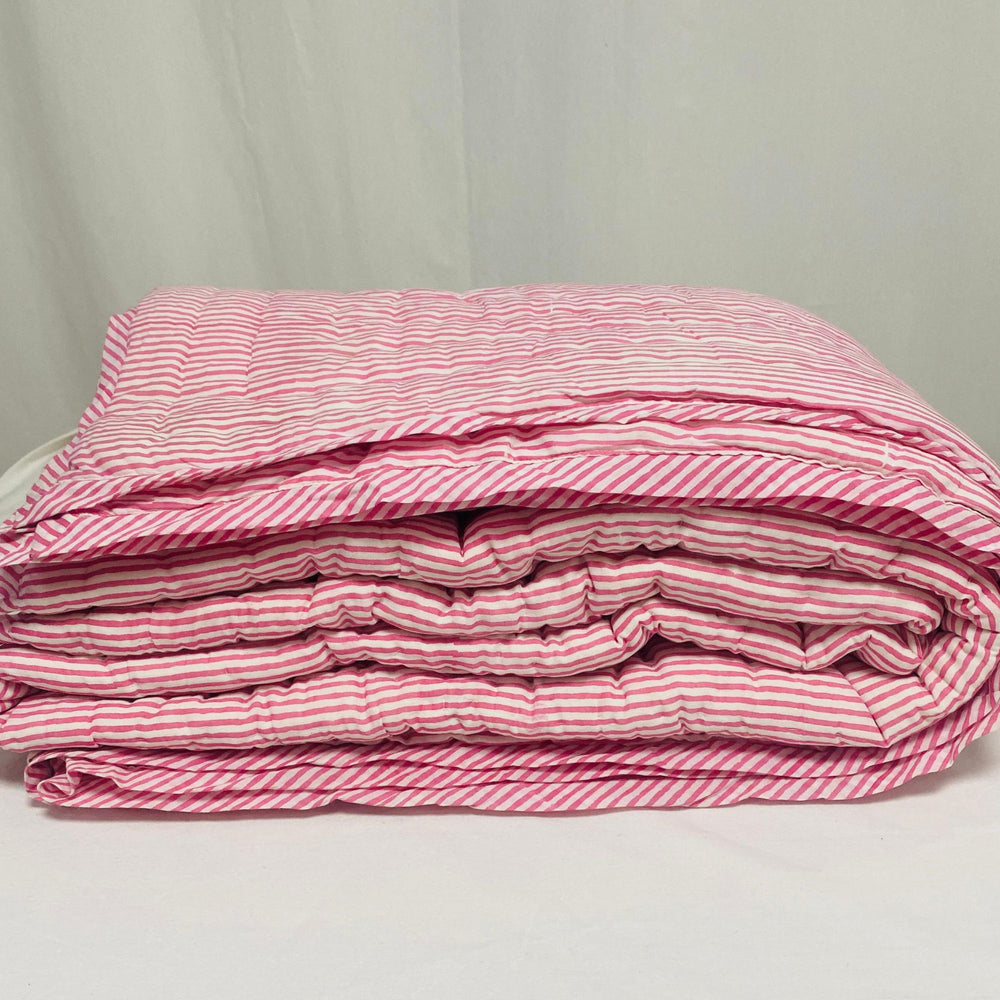 Quilt - Pink Stripe