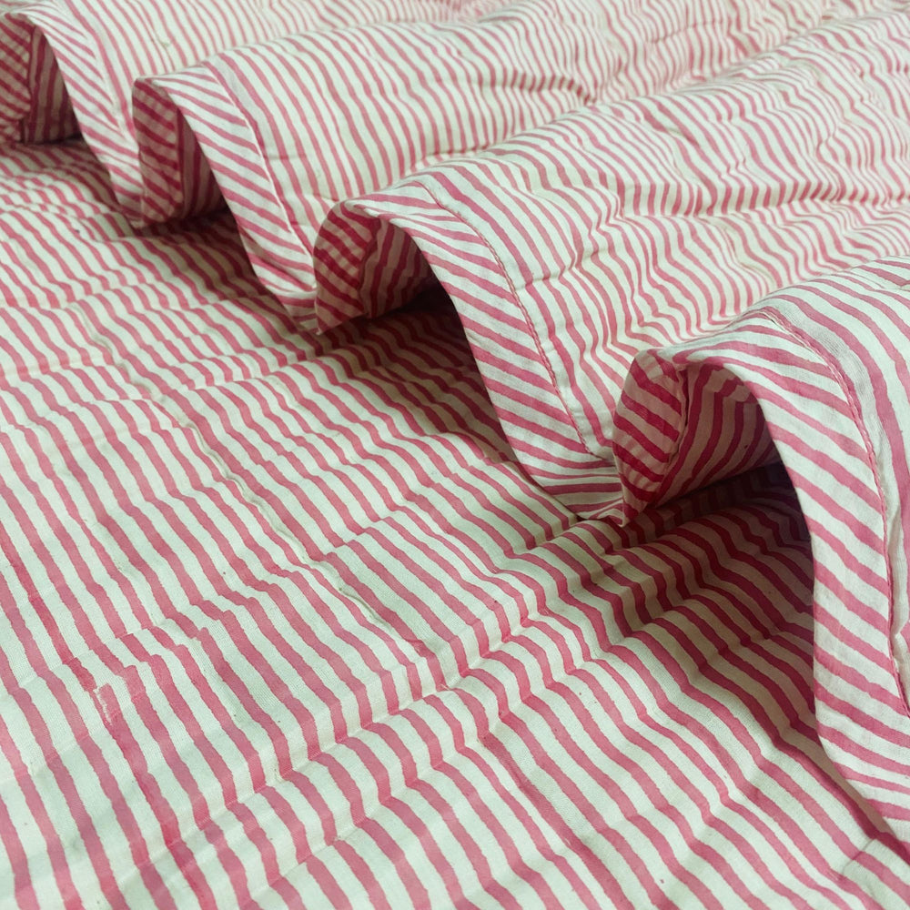 Quilt - Pink Stripe