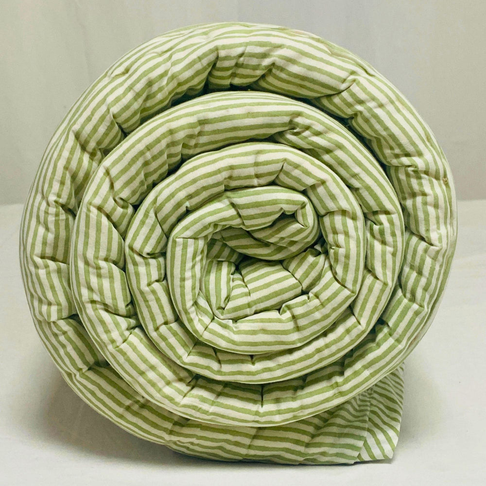 Quilt - Green Stripe