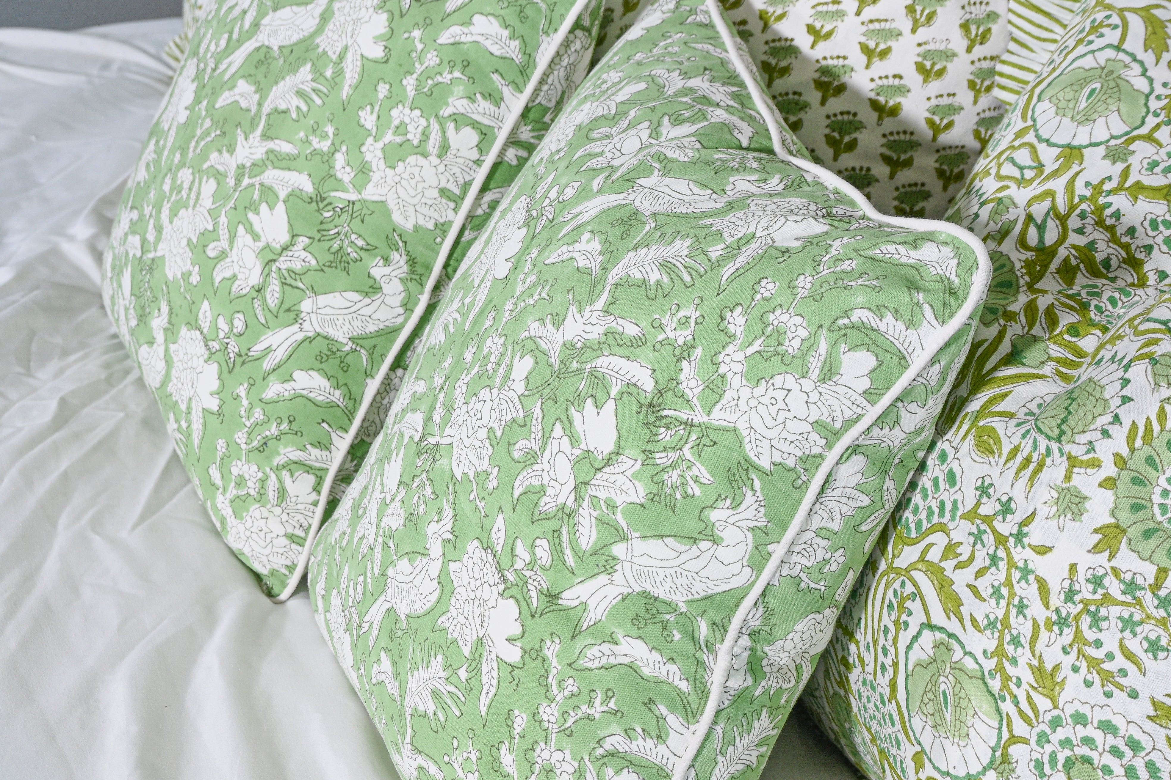 Elegant Piping Pillow Covers