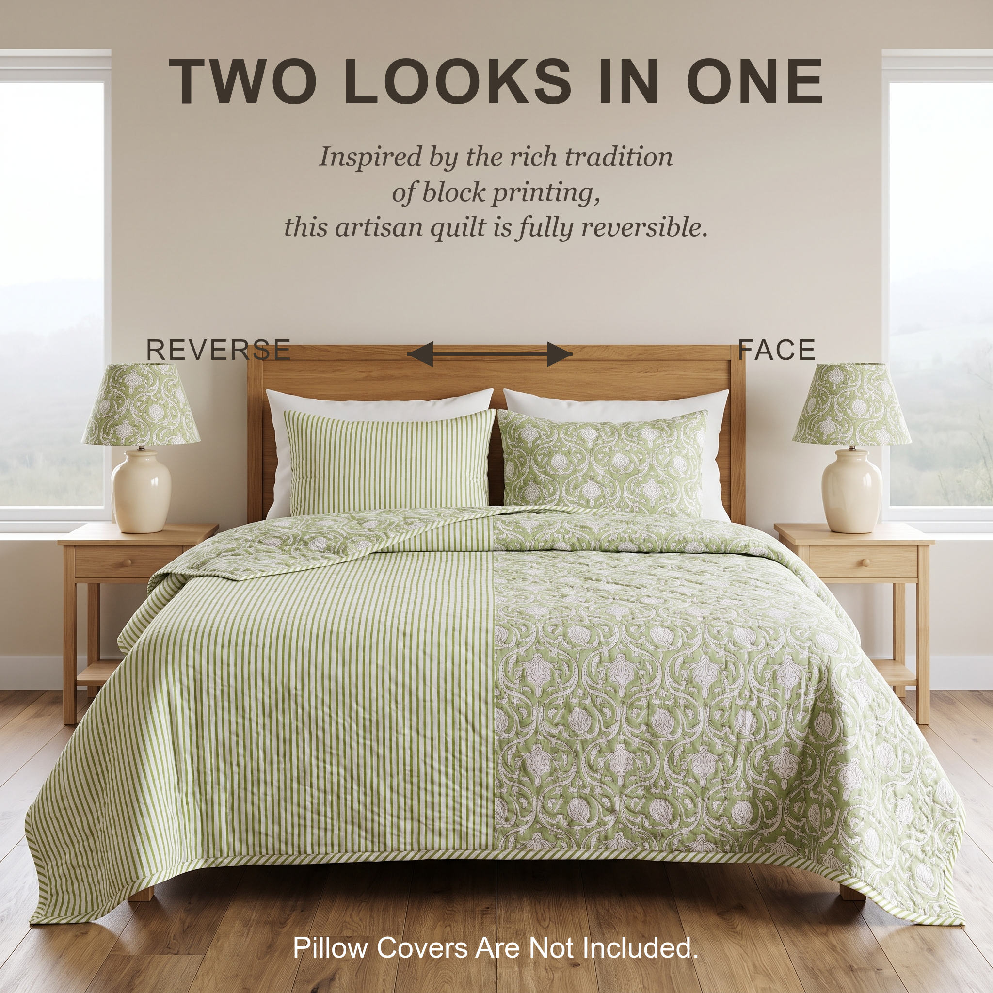 Quilt - Frosty Green