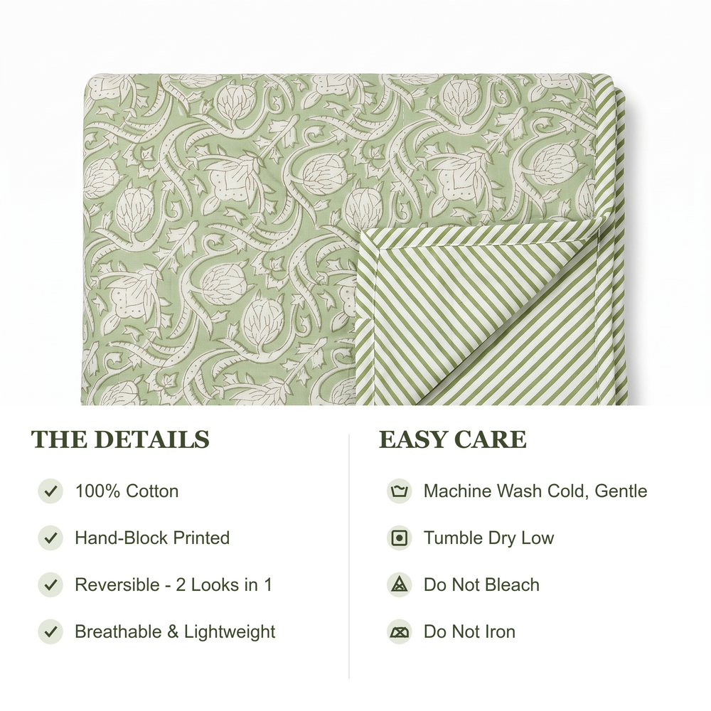 Quilt - Frosty Green