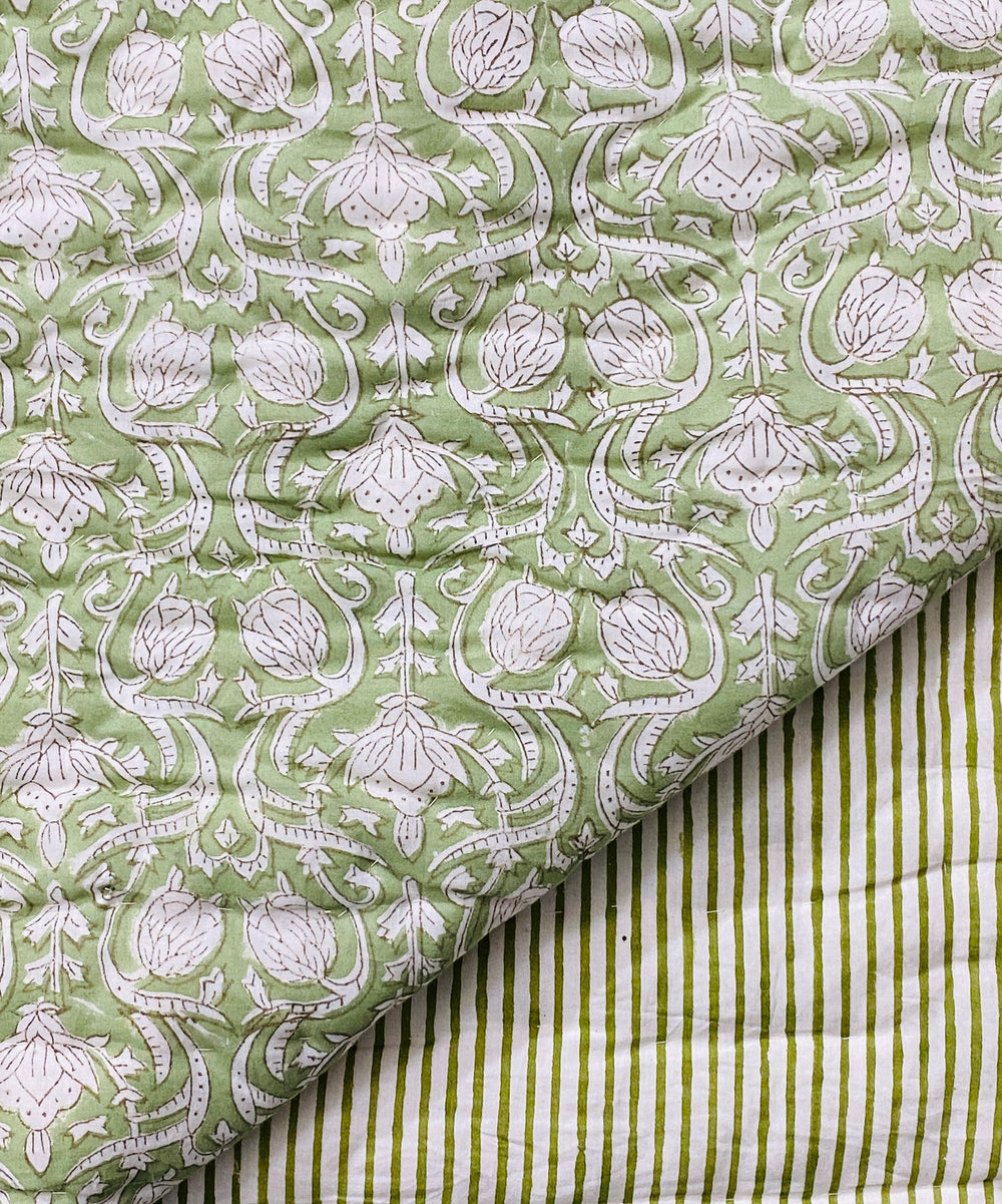 Quilt - Frosty Green