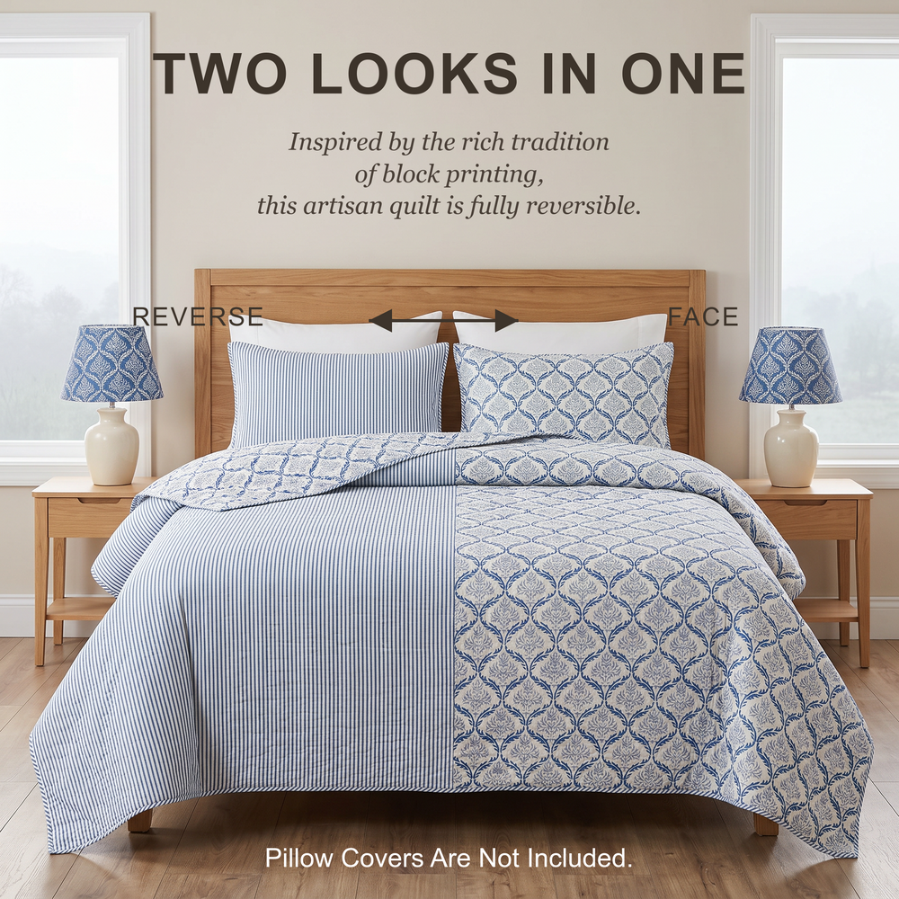Quilt - Indigo Regal