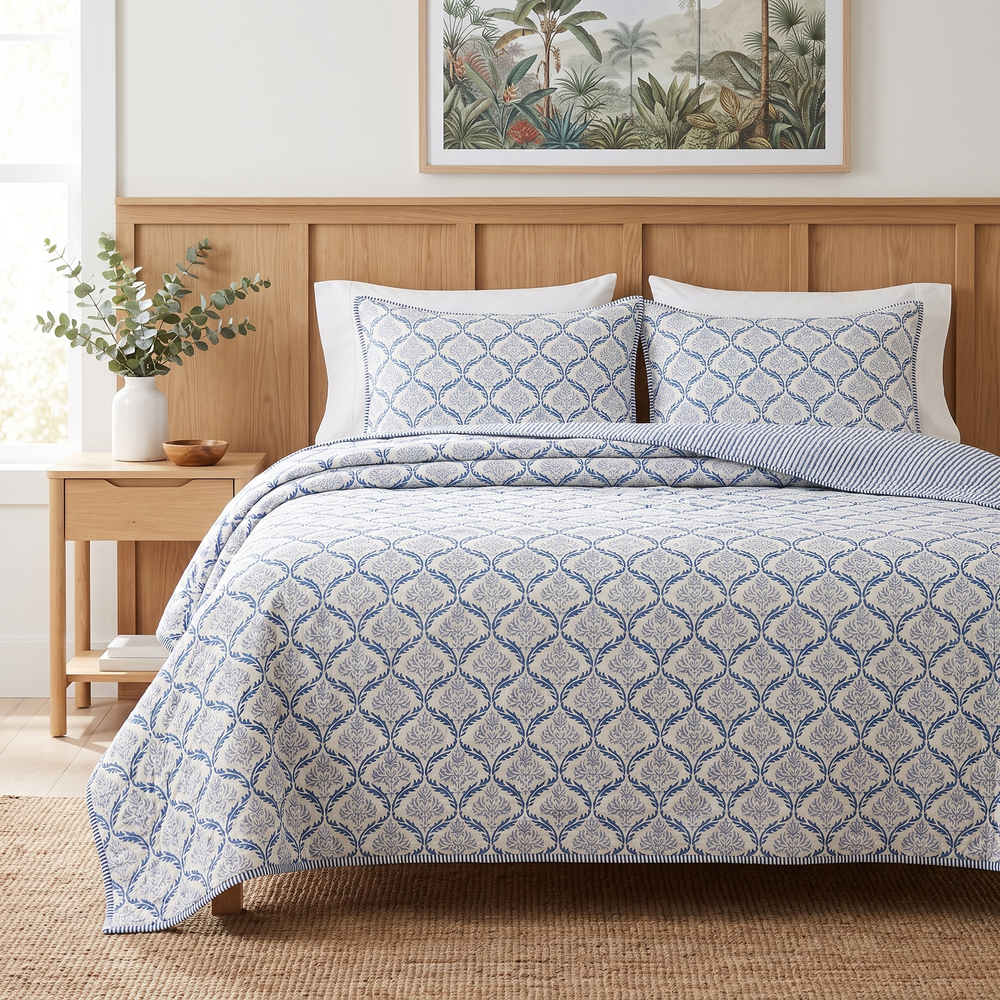 Quilt - Indigo Regal