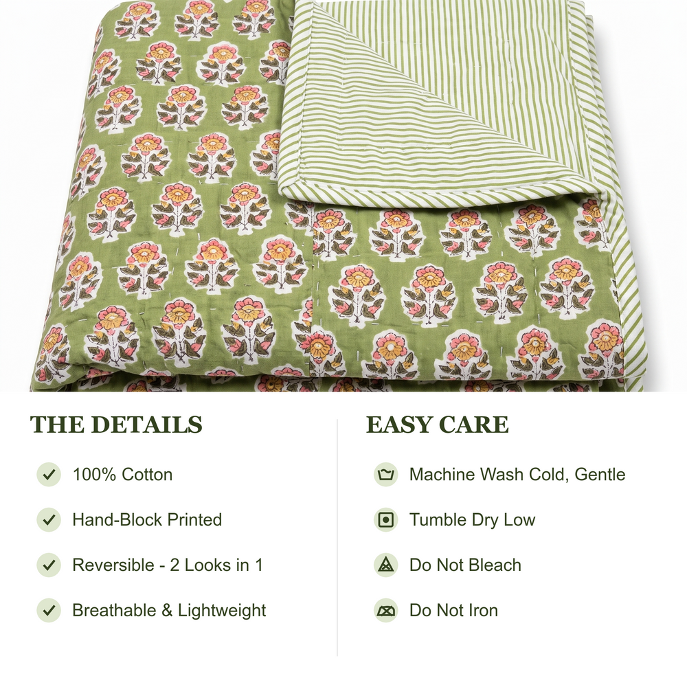 Quilt - Jade Green