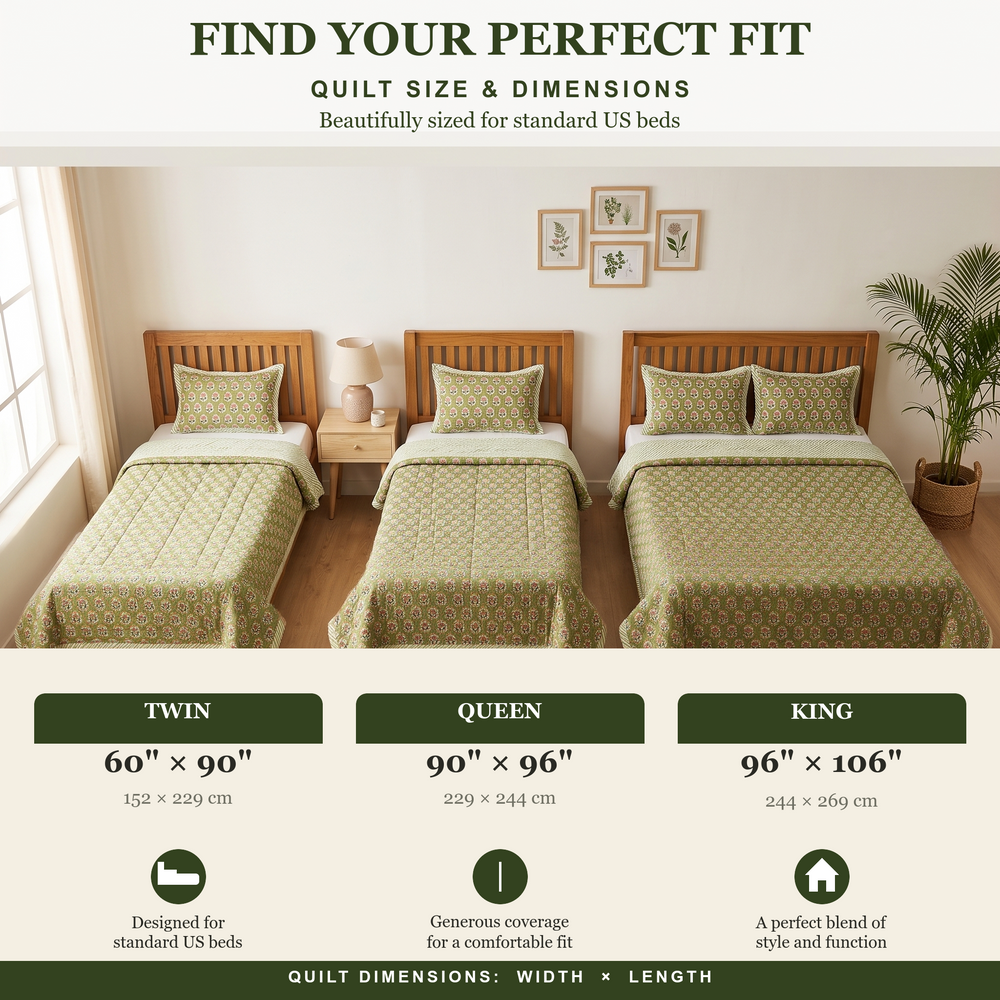 Quilt - Jade Green